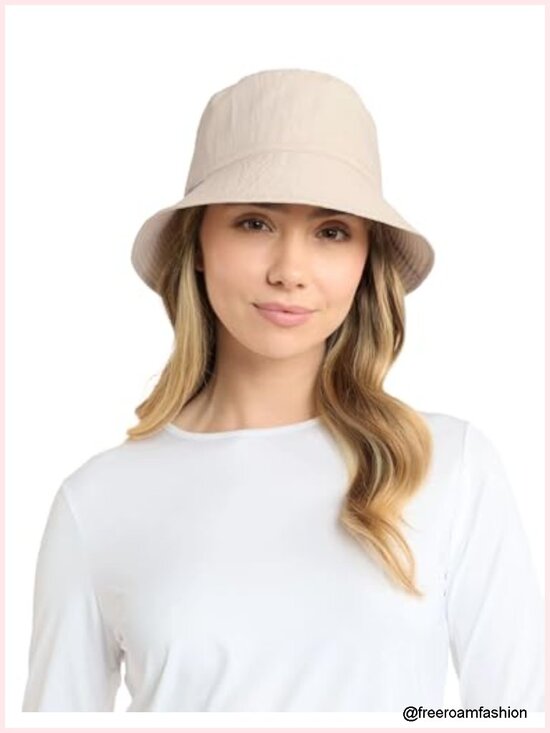 UPF 50+ Bucket Hat - Lightweight, Quick-Drying, Packable Travel Hat